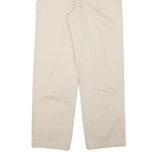 NAUTICA Mens Cotton Blend Beige Regular Fit Straight Leg Trousers W34 L32