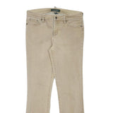 LAUREN RALPH LAUREN Womens Slim Beige Denim Slim Jeans W30 L29 Classic Cotton