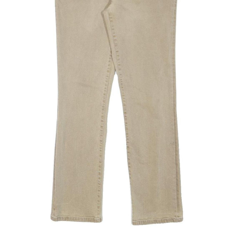 LAUREN RALPH LAUREN Womens Slim Beige Denim Slim Jeans W30 L29 Classic Cotton