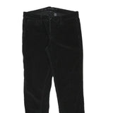 CALVIN KLEIN JEANS Womens Cotton Blend Black Regular Straight Trousers W31 L30