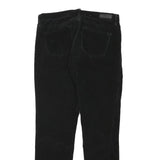 CALVIN KLEIN JEANS Womens Cotton Blend Black Regular Straight Trousers W31 L30