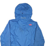 THE NORTH FACE Womens Blue Nylon Jacket M Lightweight Outdoor Zip Hooded