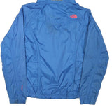 THE NORTH FACE Womens Blue Nylon Jacket M Lightweight Outdoor Zip Hooded