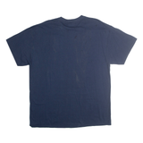 TRI LAKE Mens Blue Notre Dame Fighting Irish Graphic T-Shirt XL Crew Neck Short