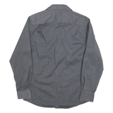 WRANGLER Mens Grey Shirt S Cotton Long Sleeve Casual Button Pocket Workwear