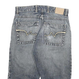 C&A Mens Denim Blue Straight Leg Shorts L W31 Cotton Blend Casual