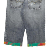 C&A Mens Denim Blue Straight Leg Shorts L W31 Cotton Blend Casual