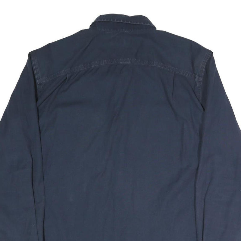 CARHARTT Mens Blue Denim Button-Down Shirt L Workwear Casual