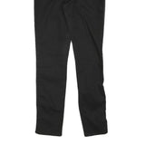 JUICY COUTURE Womens Regular Black Cotton Blend Zip Trousers W30 L29 Side Stripe