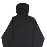 CHAMPION Mens Black Zip Hooded Cotton Jacket L Pullover Casual Sportswear