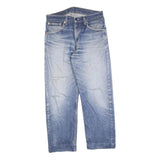 LEVI'S 521 02 Mens Jeans Blue Regular Straight Denim Medium W32 L26 Retro