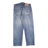 LEVI'S 521 02 Mens Jeans Blue Regular Straight Denim Medium W32 L26 Retro