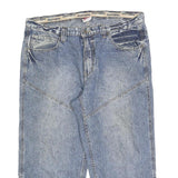 SOUTHERN Mens Denim Blue Casual Shorts XL W38 Cotton Blend Relaxed Fit