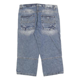 SOUTHERN Mens Denim Blue Casual Shorts XL W38 Cotton Blend Relaxed Fit