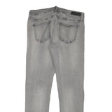 Calvin Klein Womens Slim Grey Denim Jeans W28 L27 Stylish Zip Closure