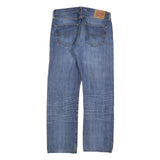 LEVI'S 501 Mens Jeans Blue Regular Straight Denim Medium W34 L31 Classic Fit