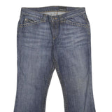 CALVIN KLEIN JEANS Womens Regular Blue Denim Bootcut Jeans W30 L25 Stylish