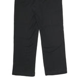 DICKIES Mens Polyester Blend Black Regular Straight Trousers W32 L30 Workwear