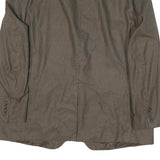 LAUREN RALPH LAUREN Mens Brown Wool Blend Blazer Jacket L Checked Stylish