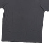 ENERGIE Womens Black Graphic T-Shirt XL Short Sleeve Round Neck Cotton Blend