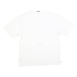 NARKOTIC Mens White Graphic T-Shirt L Short Sleeve Crew Neck Cotton Blend