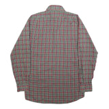 LEVI'S Mens Red & Green Check Shirt S Classic Cotton Blend Long Sleeve Button