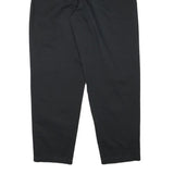 DOCKERS Mens Cotton Blend Black Relaxed Straight Trousers W31 L31 Stylish