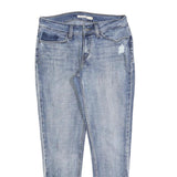 LEVI'S 535 Womens Jeans Blue Slim Skinny Denim Light W27 L26 Zip Casual Wear