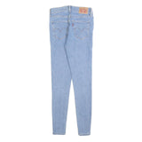 LEVI'S 720 Womens Jeans Blue Slim Skinny Denim Light W25 L28 Stretch Cotton