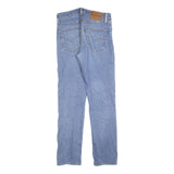 LEVI'S 511 BIG E Mens Slim Blue Denim Light W30 L32 Slim Fit Zip Jeans Authentic