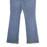 CARHARTT Womens Blue Loose Straight Denim Light W36 L34 Distressed Workwear