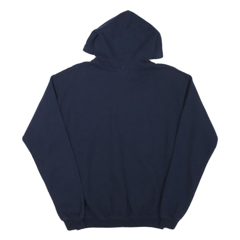 GILDAN Boys Navy Blue Green Valley Vikings Pullover Hoodie XL Physical Education