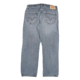 LEVI'S 505 Mens Jeans Blue Regular Straight Denim Medium W34 L30 Classic Zip