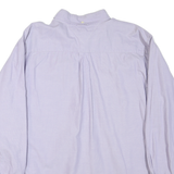 TOMMY HILFIGER Mens Purple Button-Down Oxford Shirt XL Classic Cotton Blend Long