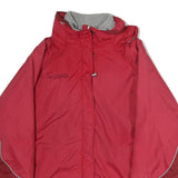 COLUMBIA Womens Red Polyester Outdoor Jacket L Zip Windbreaker Sportswear