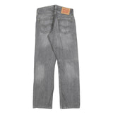 LEVI'S 514 Classic Mens Jeans Grey Cotton Blend Zip W29 L30 Straight Classic