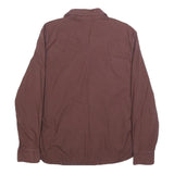 LEVI'S Mens Maroon Plain Shirt M Cotton Long Sleeve Button Closure Classic Fit