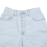 CALVIN KLEIN JEANS Womens Shorts Blue Denim Casual XXS W24