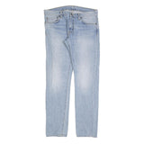 CARHARTT Mens Jeans Blue Regular Straight Denim Light W32 L32 Classic Fit Zip