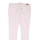 LEVI'S Womens Cotton Blend Pink Slim Skinny Trousers W34 L31 Stylish Fit Zip