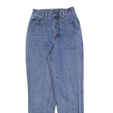 TEDDY'S Womens Jeans Blue Slim Straight Denim Medium W24 L30 Classic Fit Zip