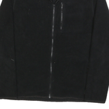 CALVIN KLEIN Womens Black Jacket L Polyester Zip Plain Classic Casual Outerwear