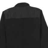 CALVIN KLEIN Womens Black Jacket L Polyester Zip Plain Classic Casual Outerwear