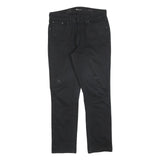 LEVI'S Womens Black Slim Skinny Denim Cotton Blend Jeans W29 L28 Stylish Zip