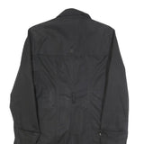 HUGO BOSS Womens Black Cotton Blend Double Breasted Jacket UK 16 Button Closure