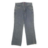 TOMMY HILFIGER Mens Regular Fit Blue Denim Jeans W30 L32 Classic Cotton Zip