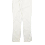 CONVERSE Womens White Slim Slim Fit Denim Jeans Zip W30 L33 Classic Style