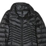 BLAUER Womens Black Quilted Puffer Jacket S Polyester Blend Zip Lightweight