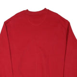 FILA Mens Red Crew Neck M Cotton Blend Sweatshirt Pullover Casual