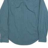 TOMMY HILFIGER Mens Blue Striped Shirt XS Classic Button Down Casual